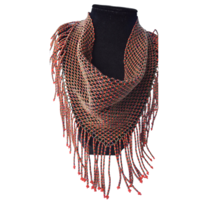 Collar de Chaquira Elegante Rojo